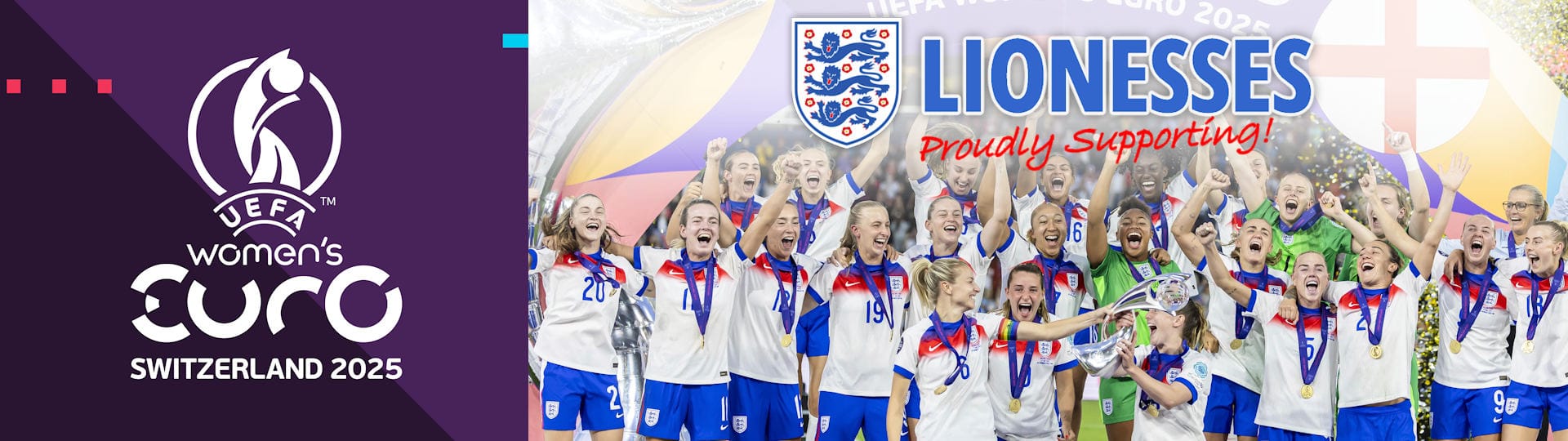 Supporting the England Lionesses at FIFA Women's Euro 2025